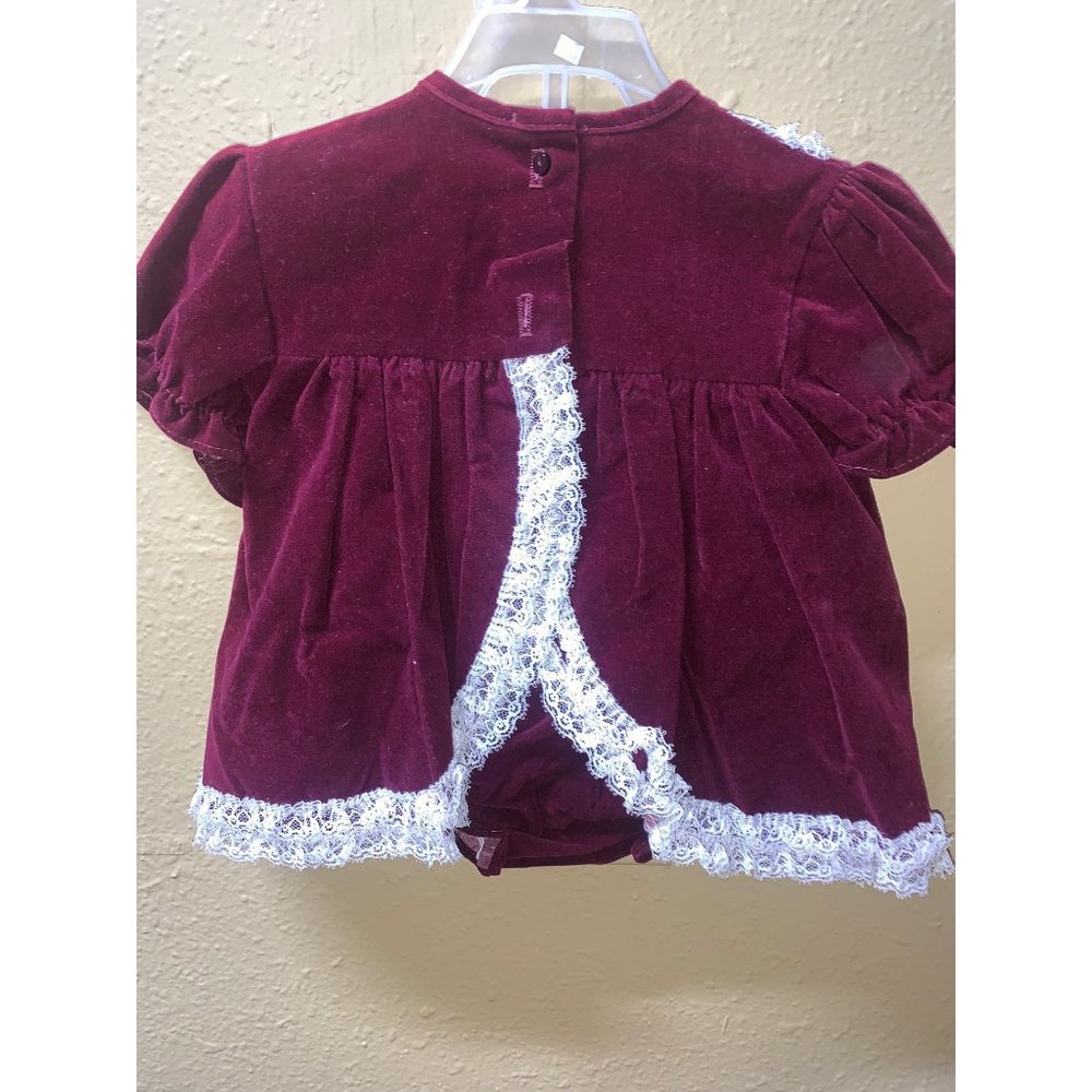 Cutest one burgundy 2piece sz 24 months girls dress